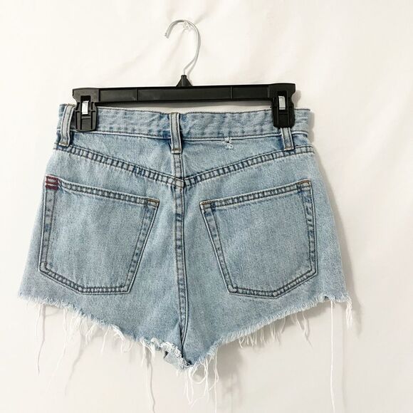 BDG Cheeky Super High Rise Cut Off Jeans Shorts Size 27 - Picture 2 of 9